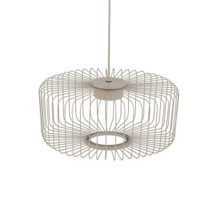 Lampa wisząca druciana Kenai C 38cm beżowa Nowodvorski