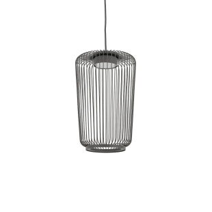 Lampa wisząca druciana Kenai B 20cm grafitowa Nowodvorski
