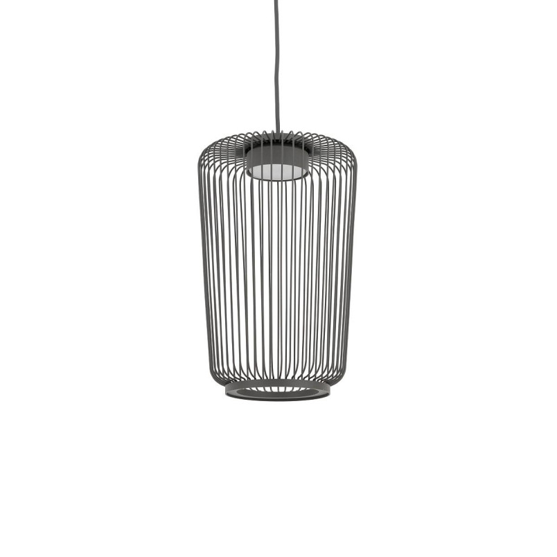 Lampa wisząca druciana Kenai B 20cm grafitowa Nowodvorski