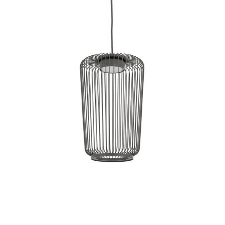 Lampa wisząca druciana Kenai B 20cm grafitowa Nowodvorski
