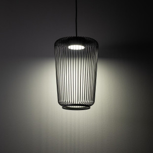 Lampa wisząca druciana Kenai B 20cm grafitowa Nowodvorski