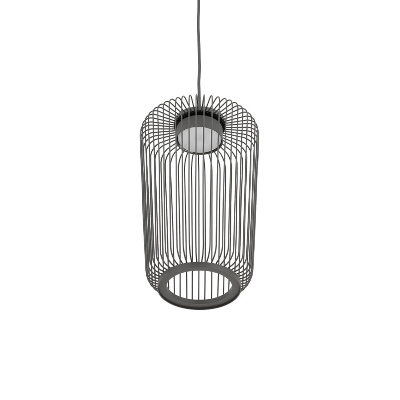 Lampa wisząca druciana Kenai B 20cm grafitowa Nowodvorski