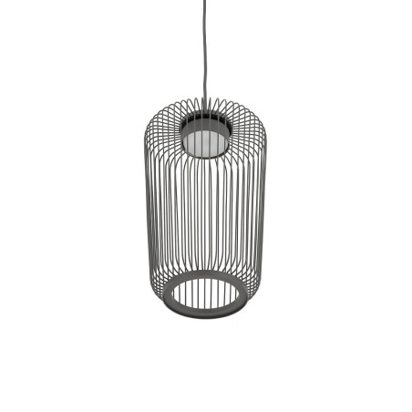 Lampa wisząca druciana Kenai B 20cm grafitowa Nowodvorski