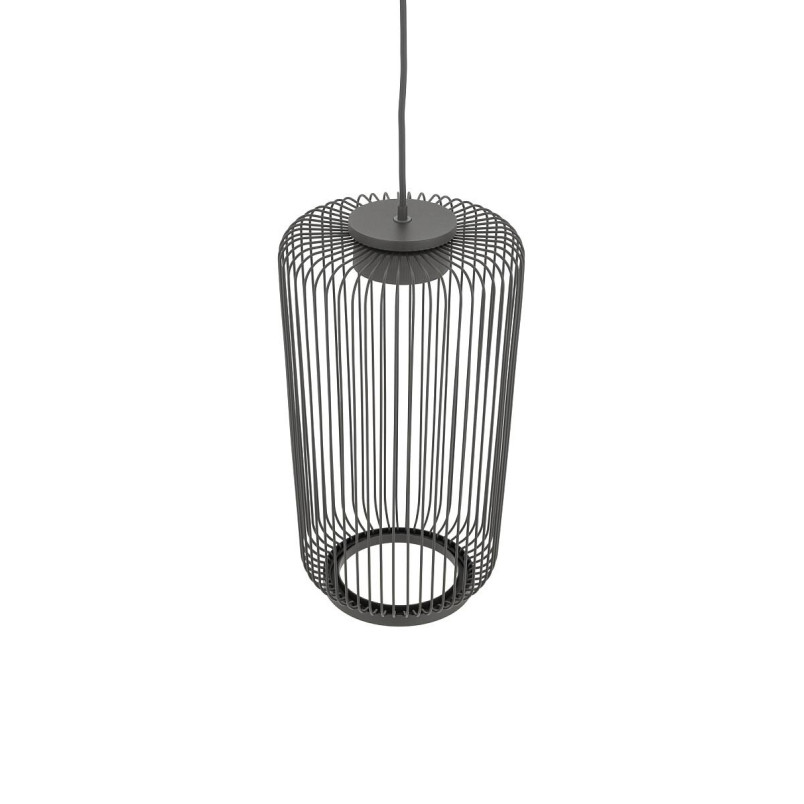 Lampa wisząca druciana Kenai B 20cm grafitowa Nowodvorski