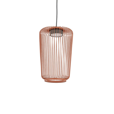 Lampa wisząca druciana Kenai B 20cm terracotta Nowodvorski
