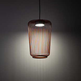 Lampa wisząca druciana Kenai B 20cm terracotta Nowodvorski