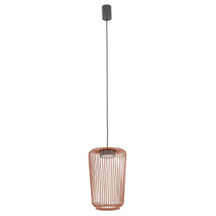 Lampa wisząca druciana Kenai B 20cm terracotta Nowodvorski