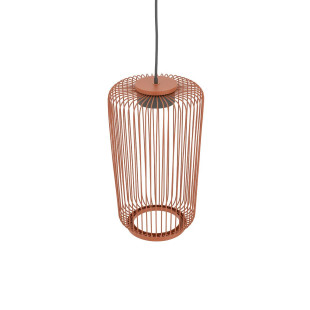 Lampa wisząca druciana Kenai B 20cm terracotta Nowodvorski