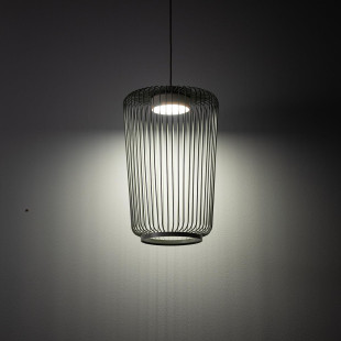 Lampa wisząca druciana Kenai B 20cm szałwiowa Nowodvorski