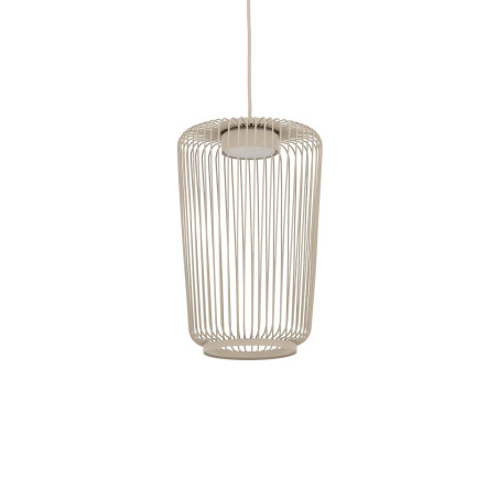 Lampa wisząca druciana Kenai B 20cm beżowa Nowodvorski