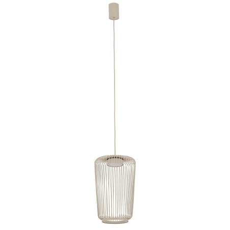 Lampa wisząca druciana Kenai B 20cm beżowa Nowodvorski