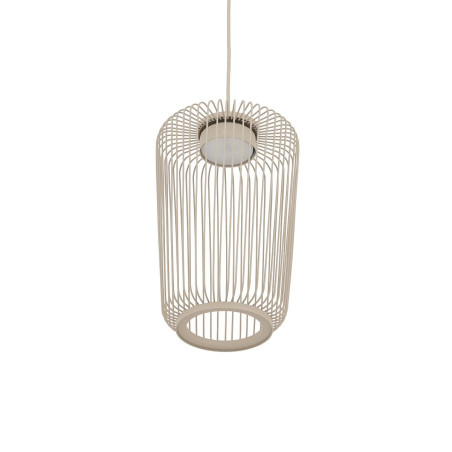 Lampa wisząca druciana Kenai B 20cm beżowa Nowodvorski