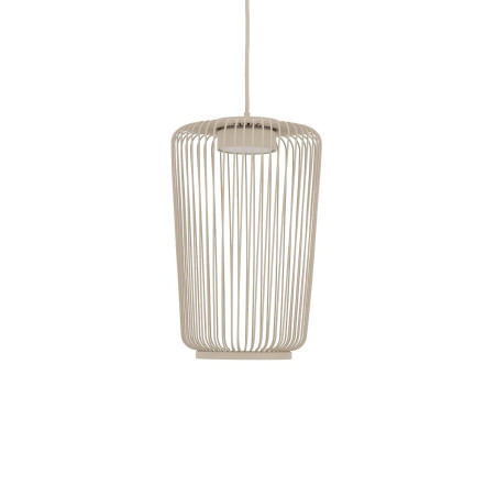 Lampa wisząca druciana Kenai B 20cm beżowa Nowodvorski