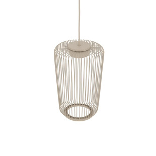 Lampa wisząca druciana Kenai B 20cm beżowa Nowodvorski