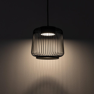 Lampa wisząca druciana Kenai A 18cm grafitowa Nowodvorski