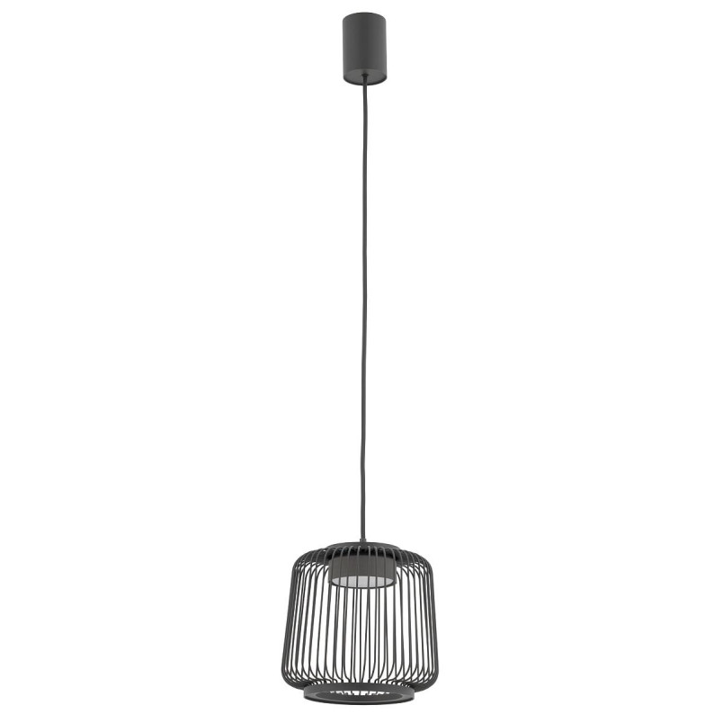 Lampa wisząca druciana Kenai A 18cm grafitowa Nowodvorski