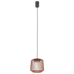 Lampa wisząca druciana Kenai A 18cm terracotta Nowodvorski