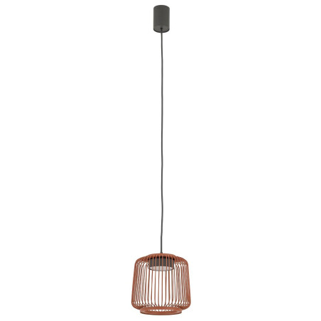 Lampa wisząca druciana Kenai A 18cm terracotta Nowodvorski