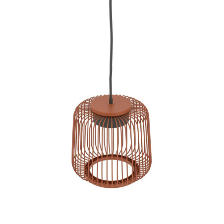 Lampa wisząca druciana Kenai A 18cm terracotta Nowodvorski