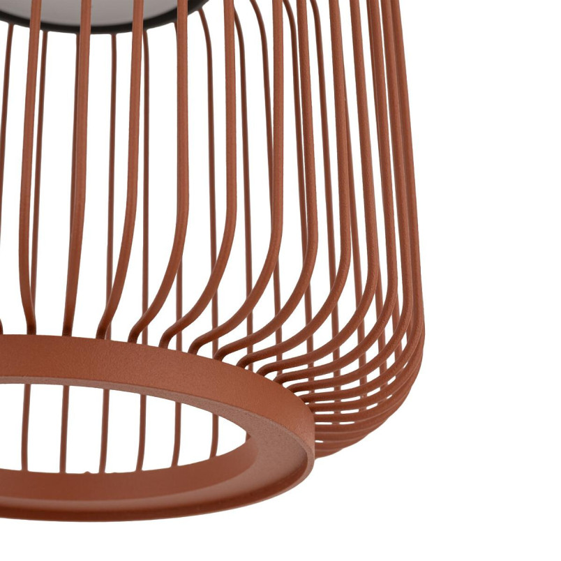 Lampa wisząca druciana Kenai A 18cm terracotta Nowodvorski
