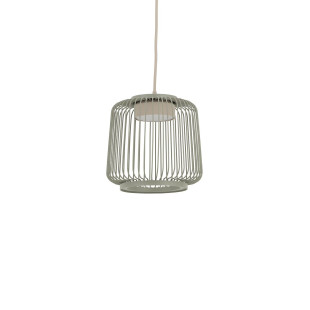 Lampa wisząca druciana Kenai A 18cm szałwiowa Nowodvorski