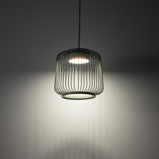 Lampa wisząca druciana Kenai A 18cm szałwiowa Nowodvorski