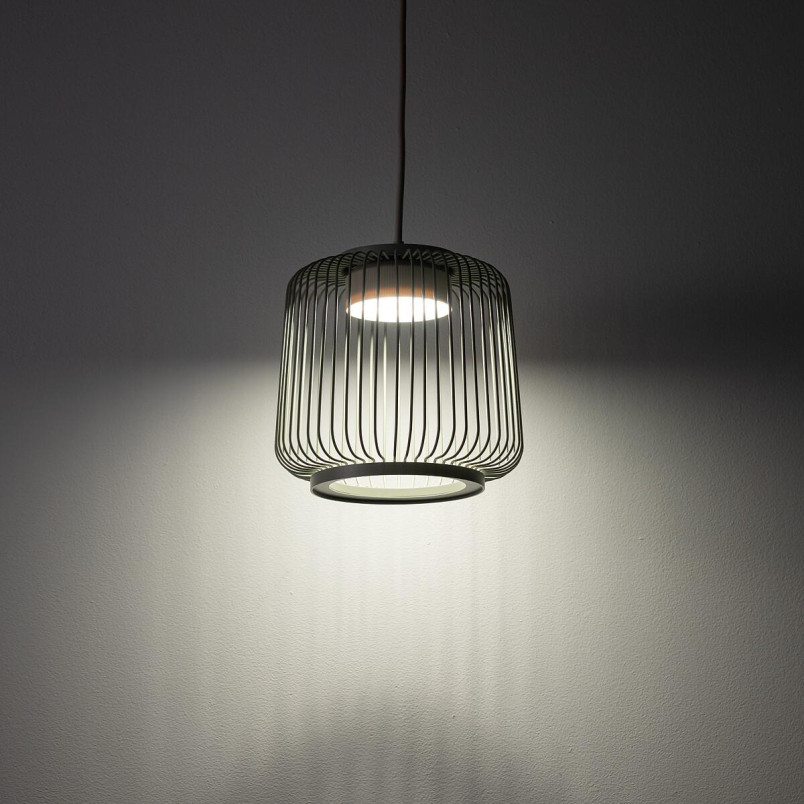Lampa wisząca druciana Kenai A 18cm szałwiowa Nowodvorski