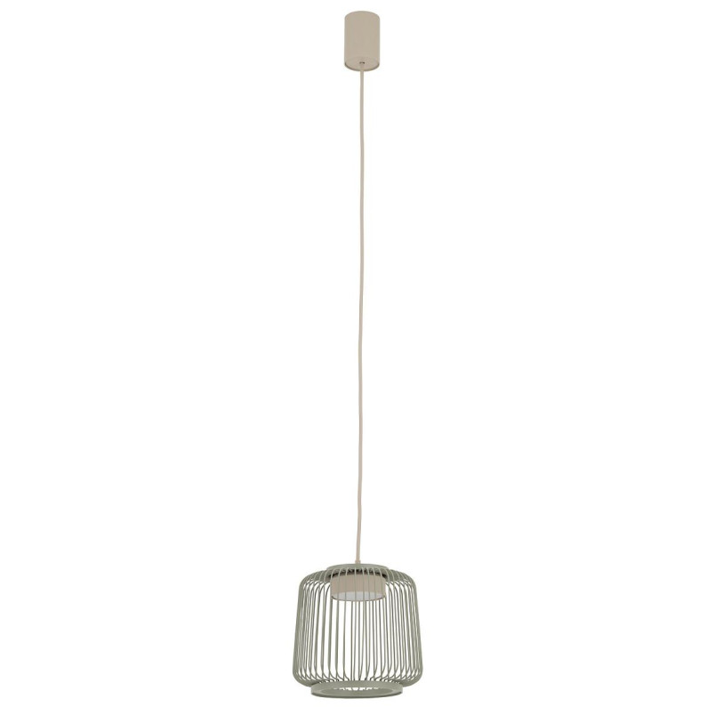 Lampa wisząca druciana Kenai A 18cm szałwiowa Nowodvorski