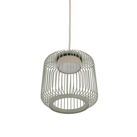 Lampa wisząca druciana Kenai A 18cm szałwiowa Nowodvorski