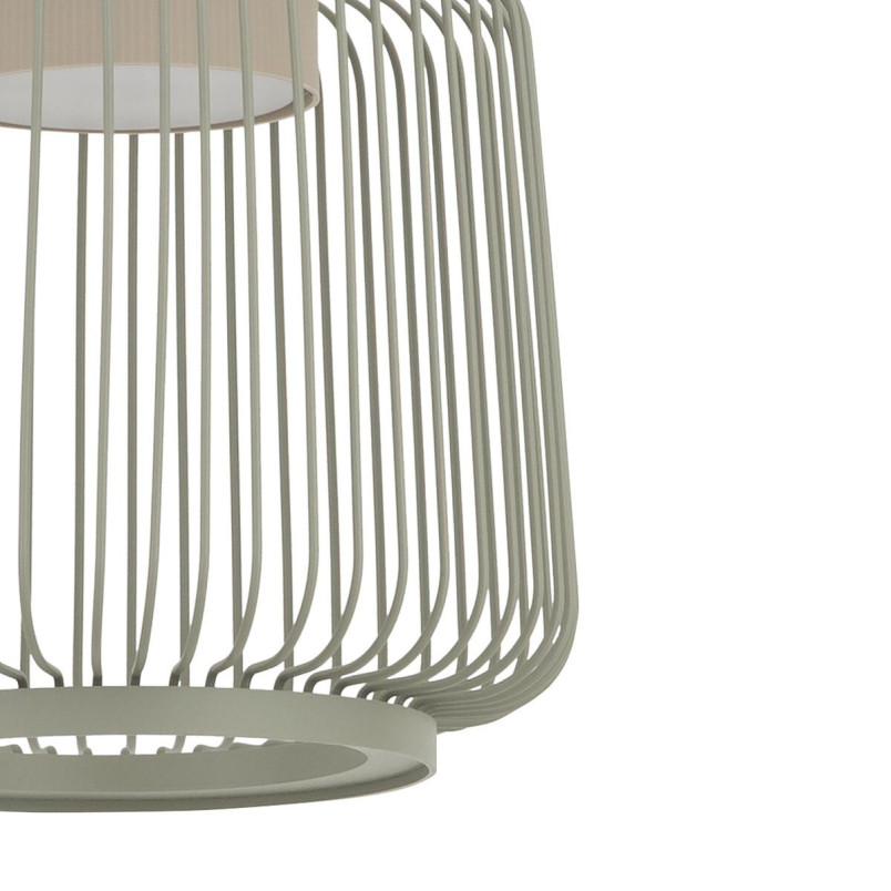 Lampa wisząca druciana Kenai A 18cm szałwiowa Nowodvorski