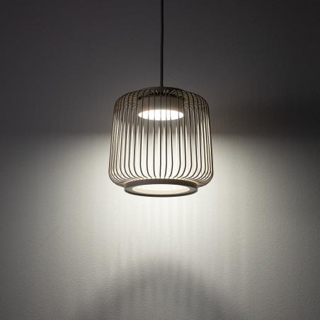 Lampa wisząca druciana Kenai A 18cm beżowa Nowodvorski