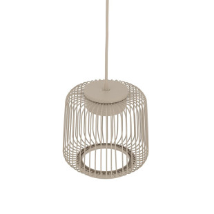 Lampa wisząca druciana Kenai A 18cm beżowa Nowodvorski
