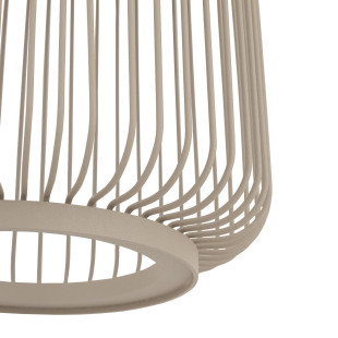 Lampa wisząca druciana Kenai A 18cm beżowa Nowodvorski