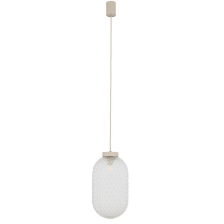 Lampa wisząca ze strukturalnym szkłem Malindi 31cm przeźroczysta Nowodvorski