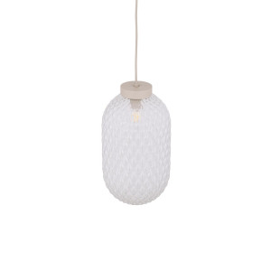 Lampa wisząca ze strukturalnym szkłem Malindi 31cm przeźroczysta Nowodvorski