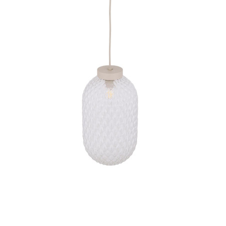 Lampa wisząca ze strukturalnym szkłem Malindi 31cm przeźroczysta Nowodvorski