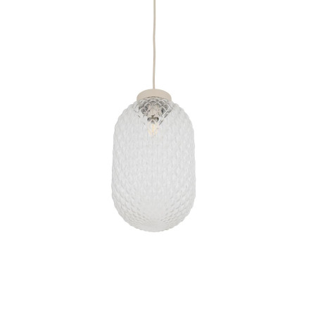 Lampa wisząca ze strukturalnym szkłem Malindi 31cm przeźroczysta Nowodvorski