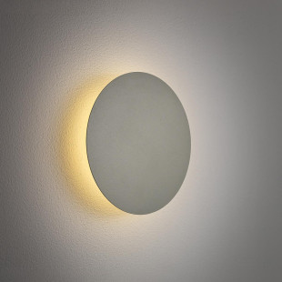 Kinkiet okrągły metalowy Ring LED 3000K 15cm szałwiowy Nowodvorski