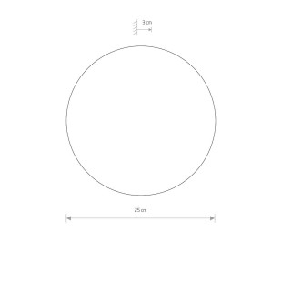 Kinkiet okrągły metalowy Ring LED 3000K 25cm szary błękit Nowodvorski
