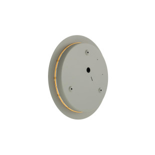 Kinkiet okrągły metalowy Ring LED 3000K 25cm szałwiowy Nowodvorski