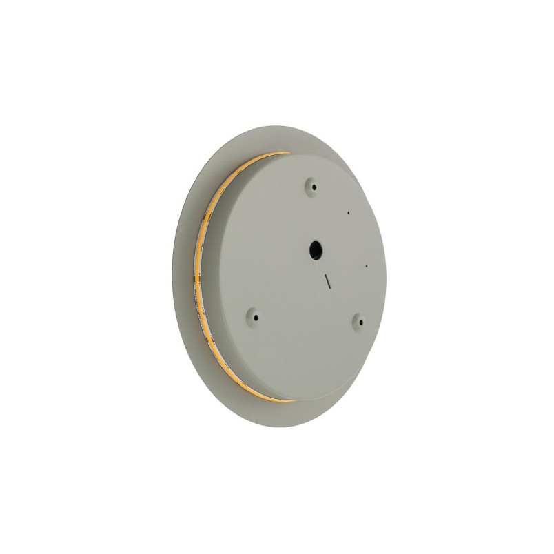 Kinkiet okrągły metalowy Ring LED 3000K 25cm szałwiowy Nowodvorski