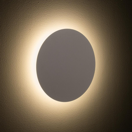 Kinkiet okrągły metalowy Ring LED 3000K 25cm beżowy Nowodvorski