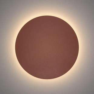 Kinkiet okrągły metalowy Ring LED 3000K 35cm terracotta Nowodvorski