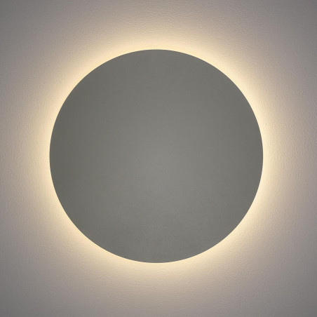 Kinkiet okrągły metalowy Ring LED 3000K 35cm szałwiowy Nowodvorski