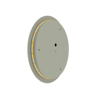 Kinkiet okrągły metalowy Ring LED 3000K 35cm szałwiowy Nowodvorski