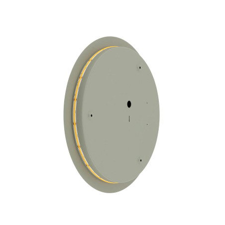 Kinkiet okrągły metalowy Ring LED 3000K 35cm szałwiowy Nowodvorski