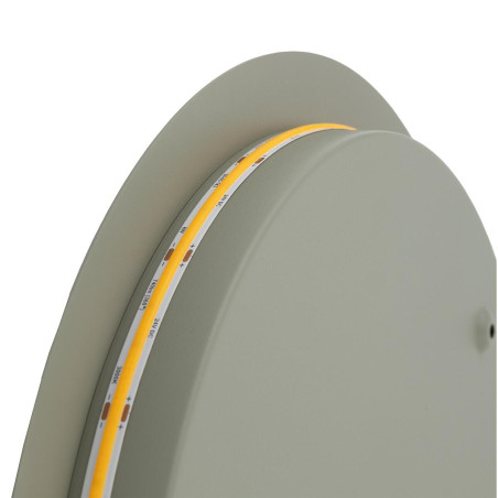 Kinkiet okrągły metalowy Ring LED 3000K 35cm szałwiowy Nowodvorski