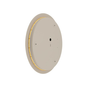 Kinkiet okrągły metalowy Ring LED 3000K 35cm beżowy Nowodvorski