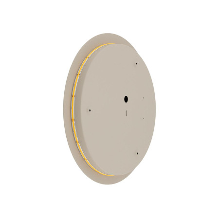 Kinkiet okrągły metalowy Ring LED 3000K 35cm beżowy Nowodvorski
