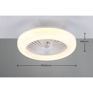 MORA Ceiling lamp incl.1x15W LED/1800Lm/2700 - 6000K 13cm/ D 45cm/  Reality